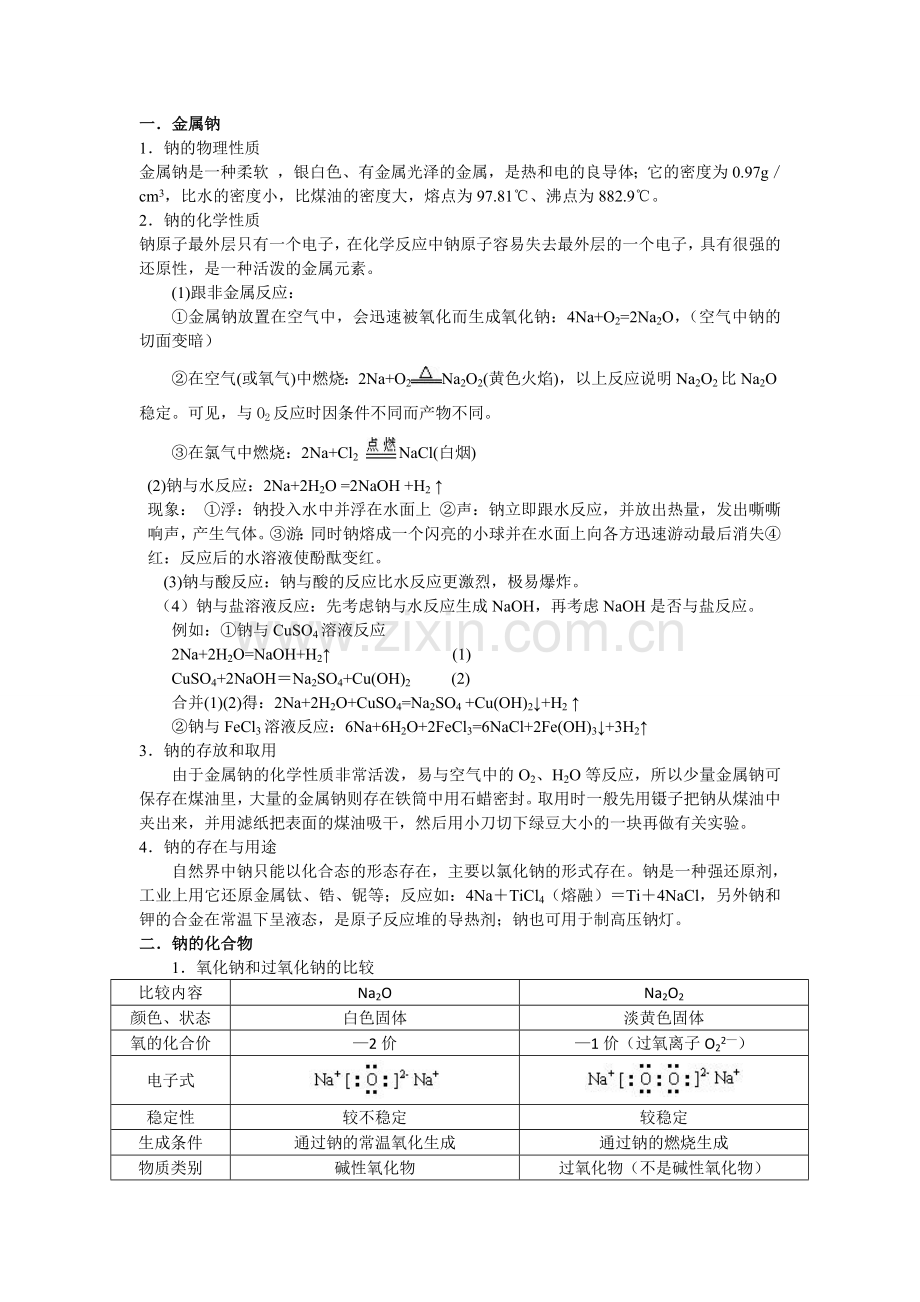 钠知识点.doc_第1页