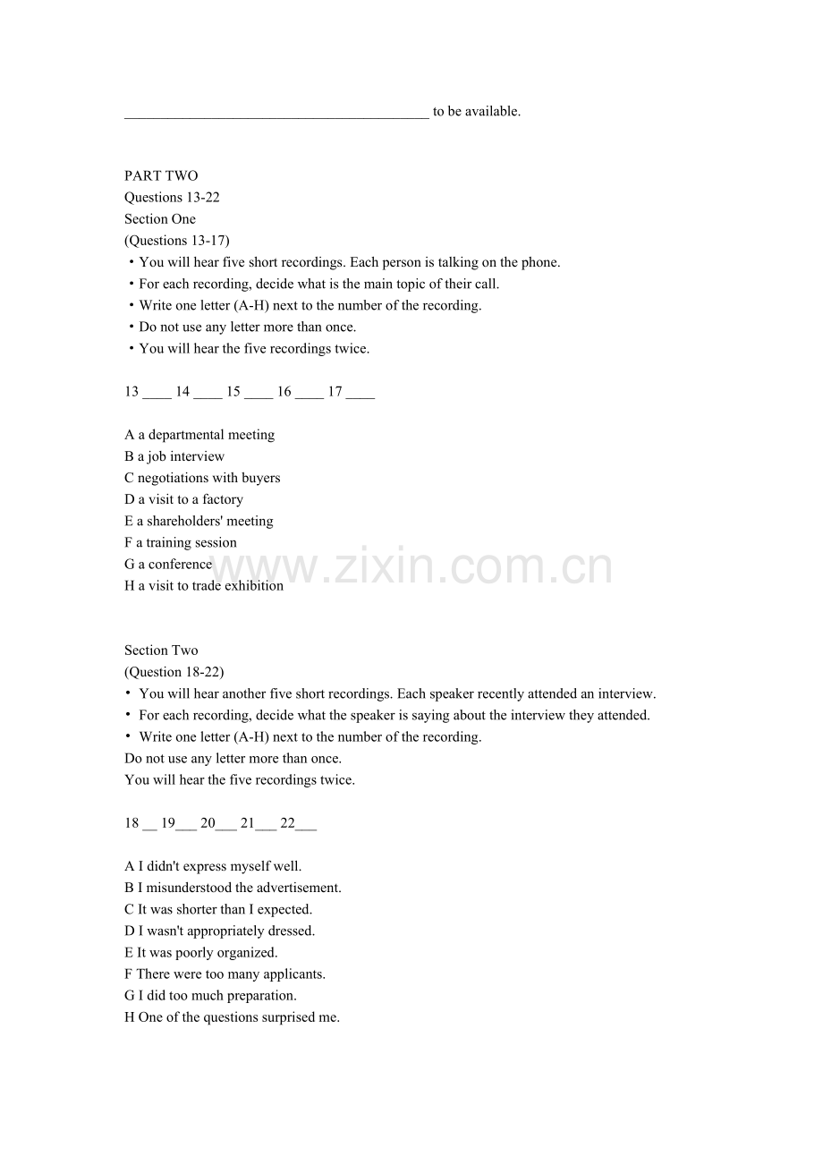 BEC中级听力全真试题及答案.doc_第2页