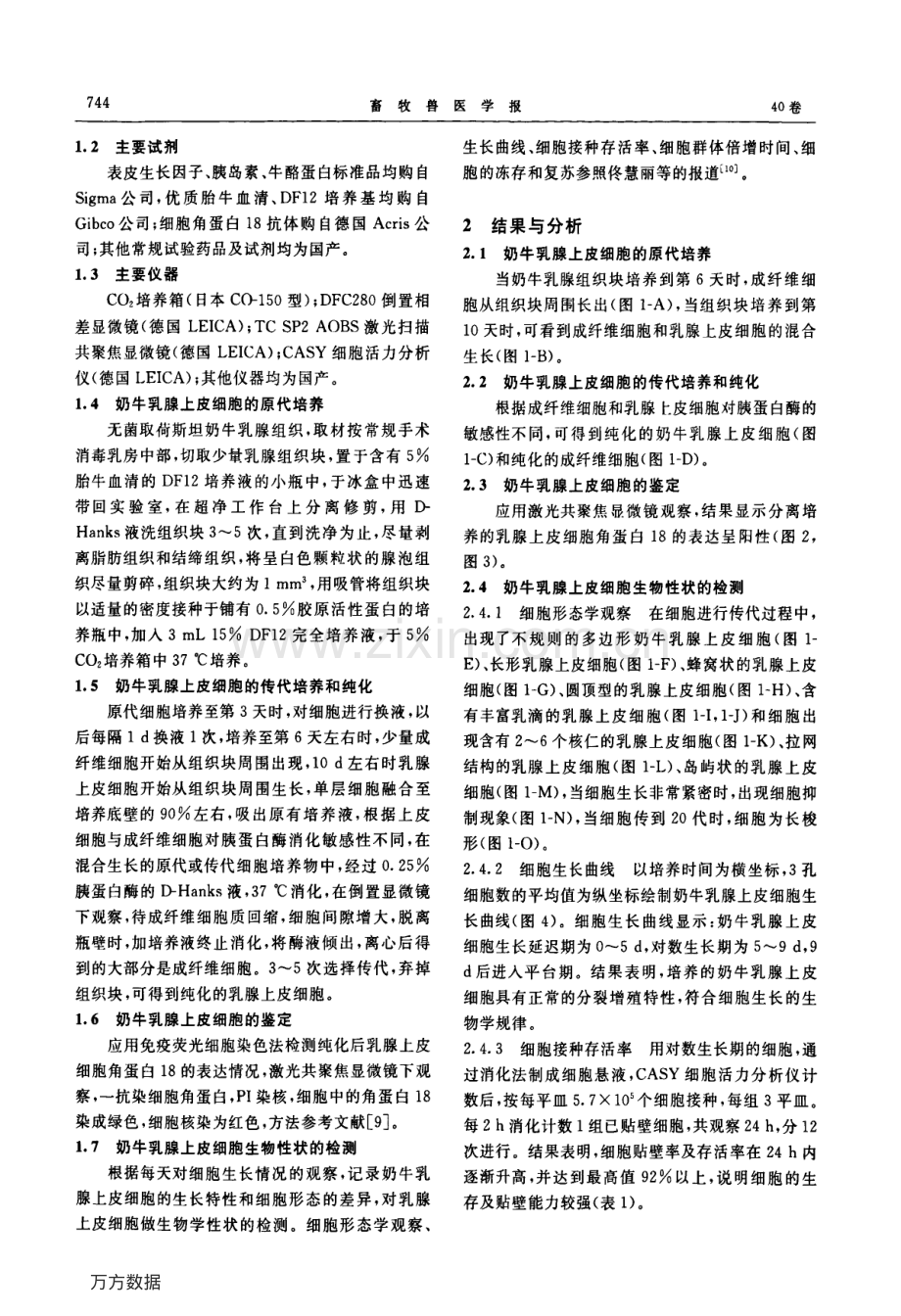 奶牛乳腺上皮细胞系的建立.pdf_第2页