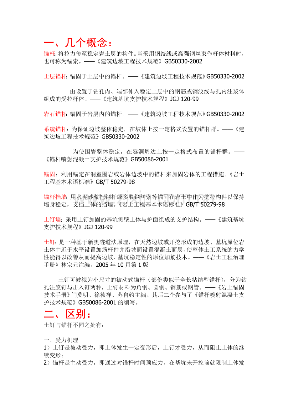 锚杆、锚索、土钉的区别.doc_第1页