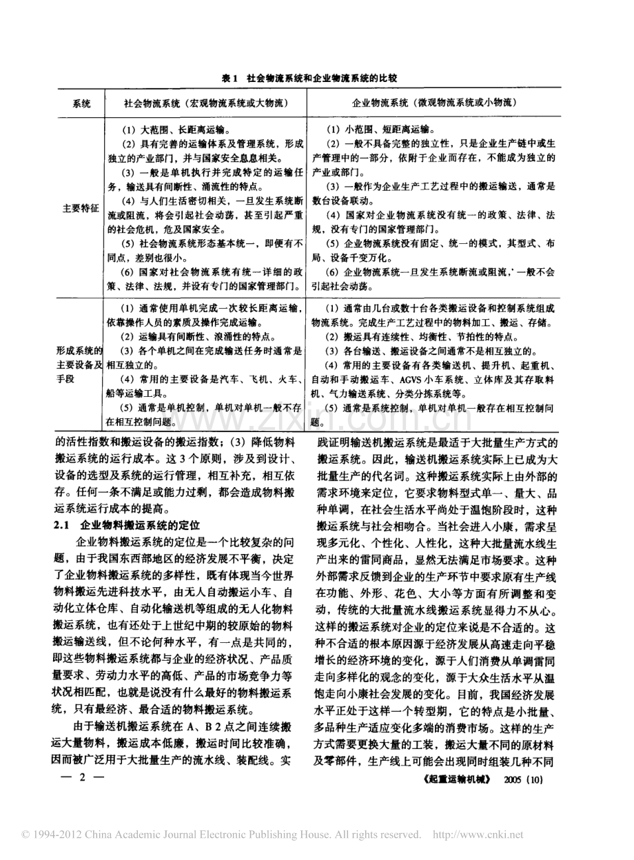企业物料搬运系统工程的设计与分析_殷筑生.pdf_第2页