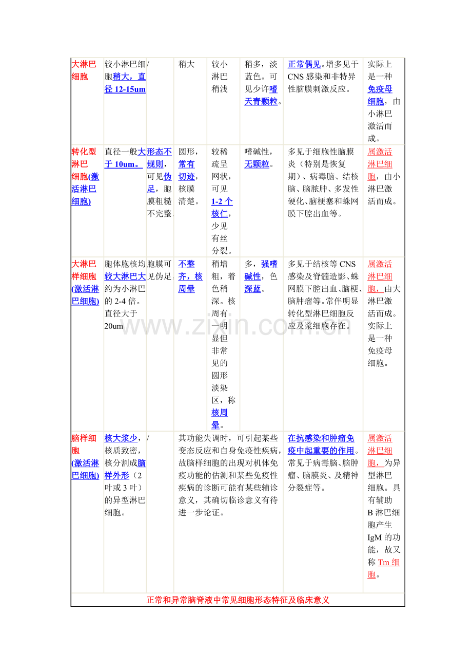 正常和异常脑脊液细胞中常见细胞类型.doc_第2页