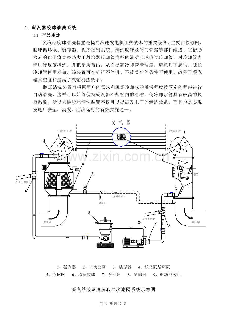 胶球清洗装置产品说明书(通用版).doc_第2页