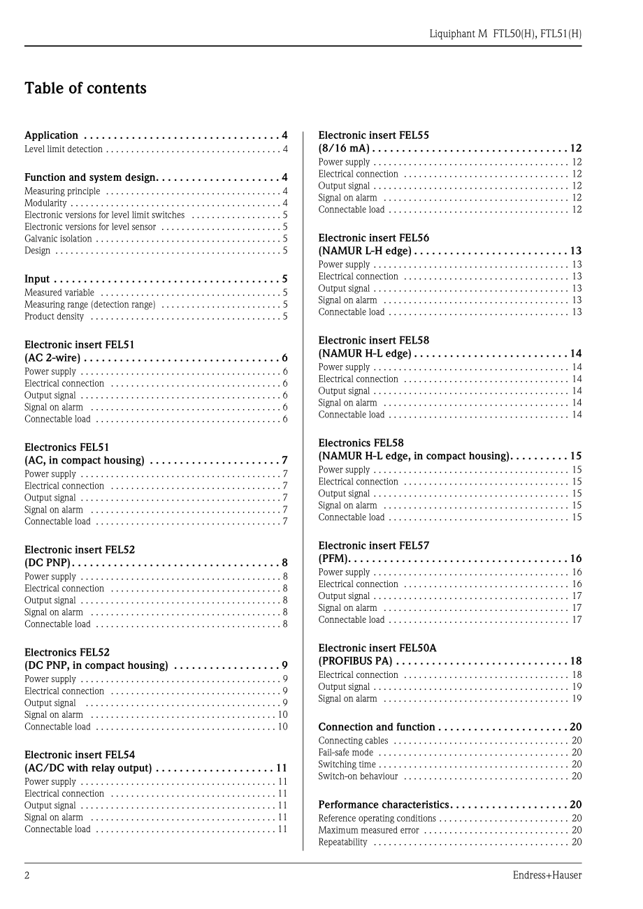 FTH50H音叉开关.pdf_第2页