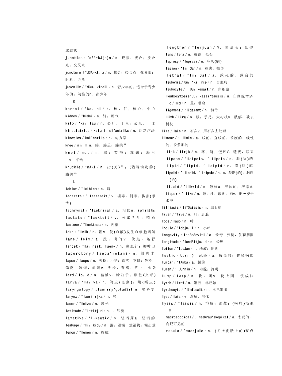 全国医学博士英语统考医学词汇2.pdf_第1页