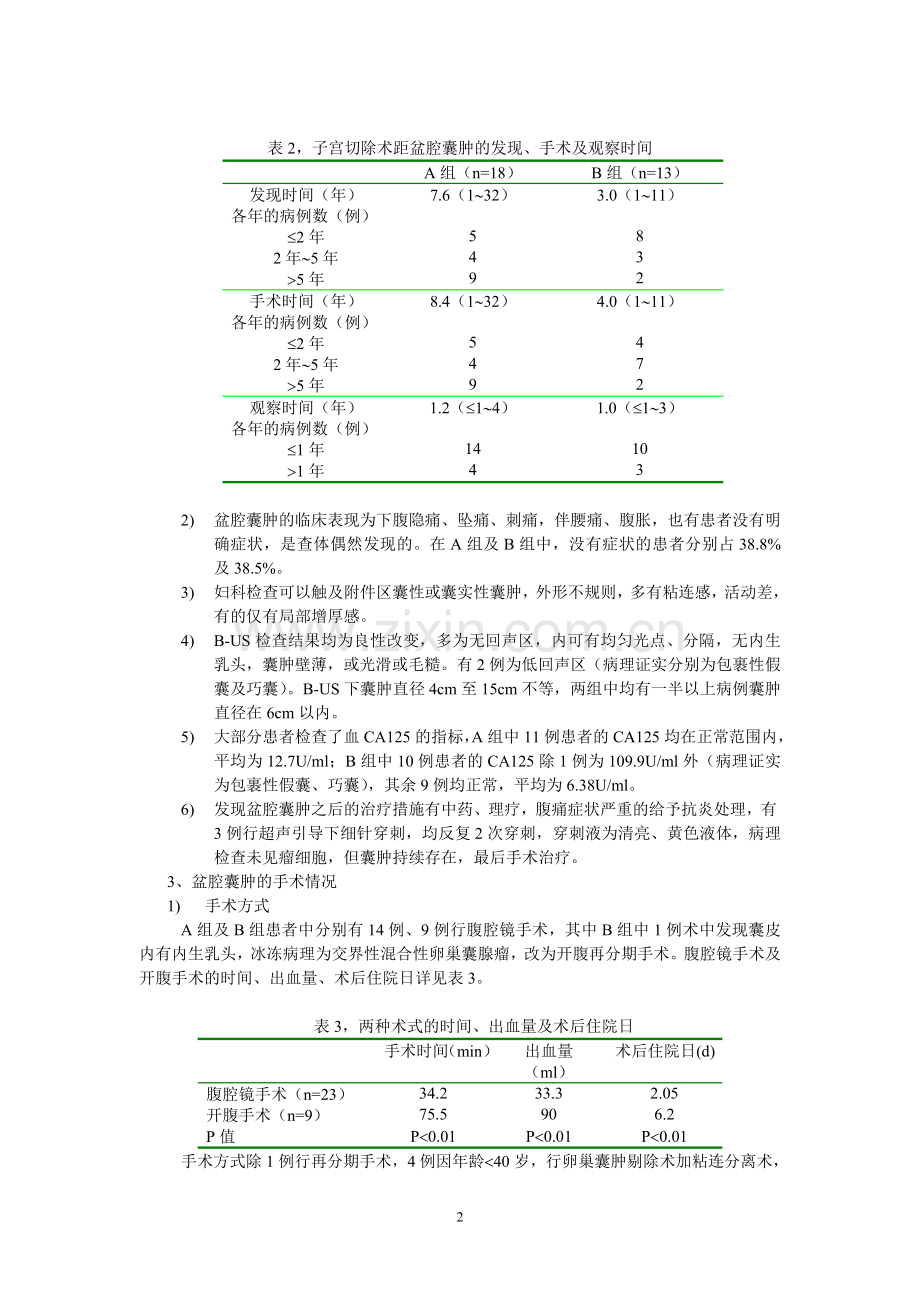 子宫切除术后盆腔包块的处理.doc_第2页
