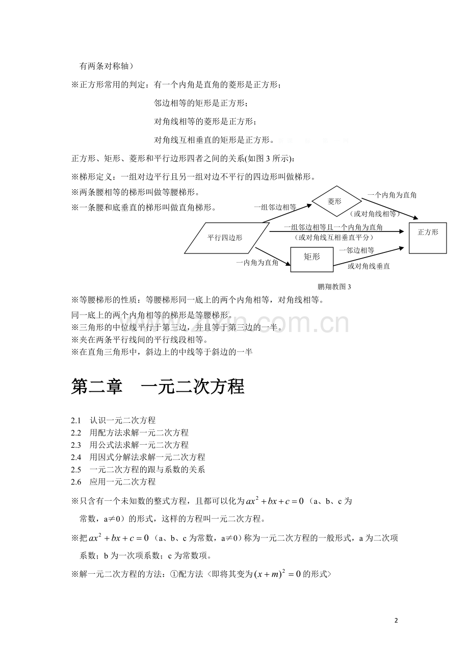 九年级数学上册知识点.doc_第2页