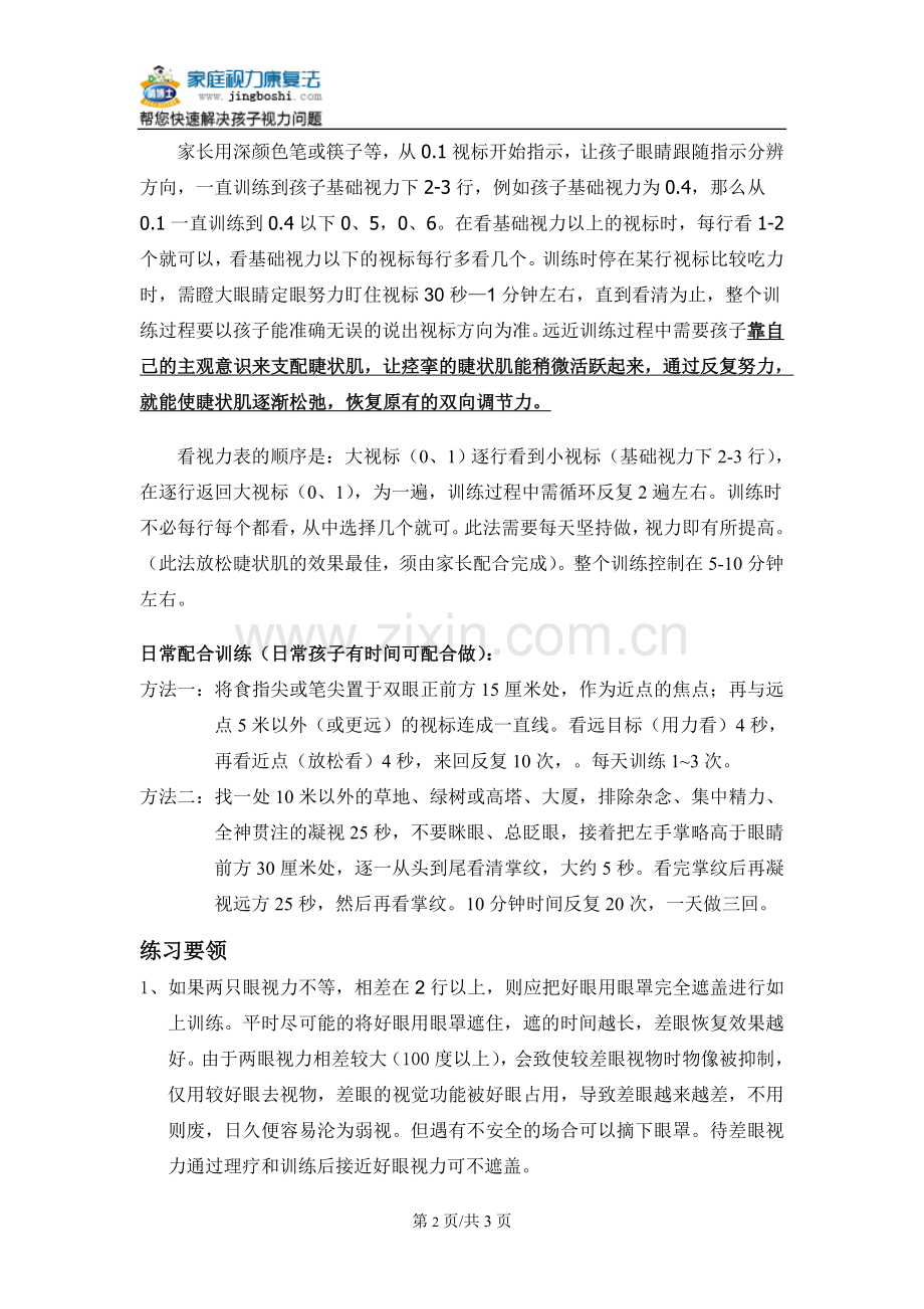 家庭视力康复远近训练word教程.doc_第2页