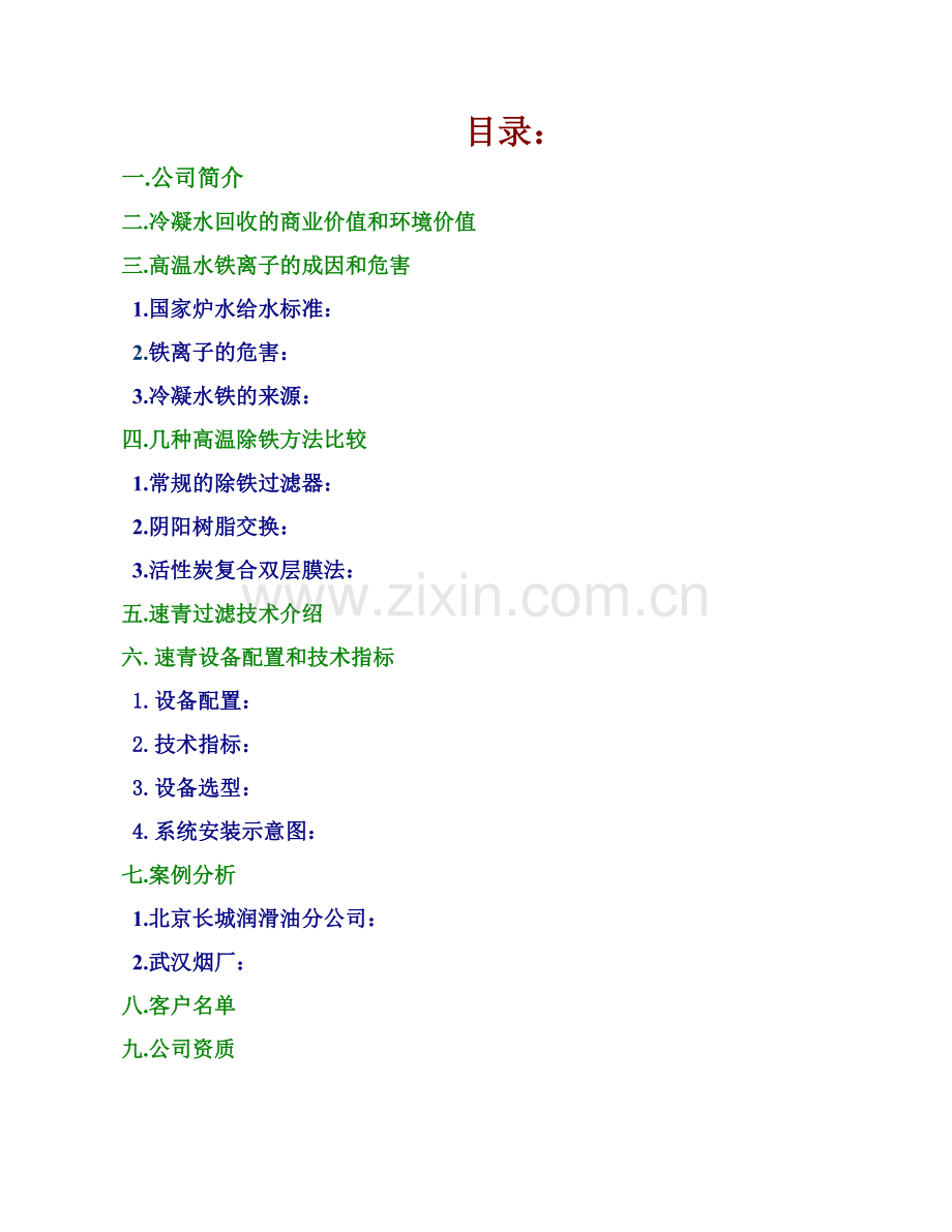 冷凝水除铁说明书.doc_第1页