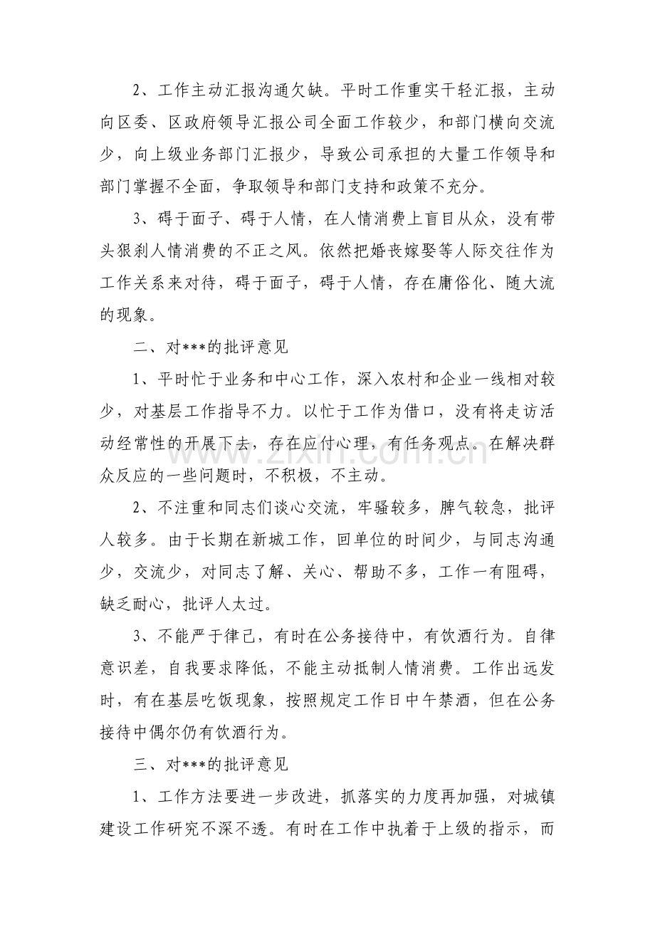 党委班子的意见集合4篇.pdf_第2页