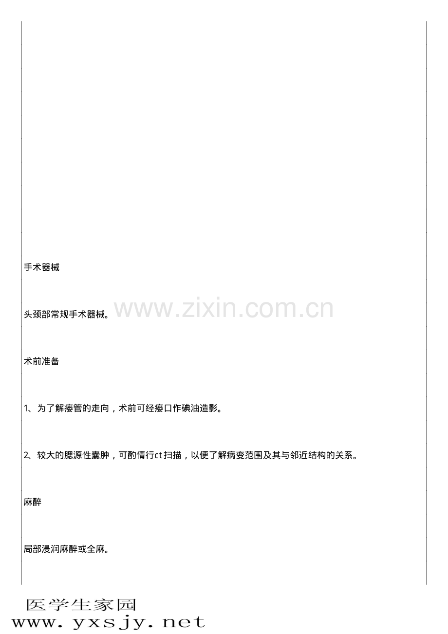 颈部腮源性囊肿及瘘管摘除术.pdf_第2页