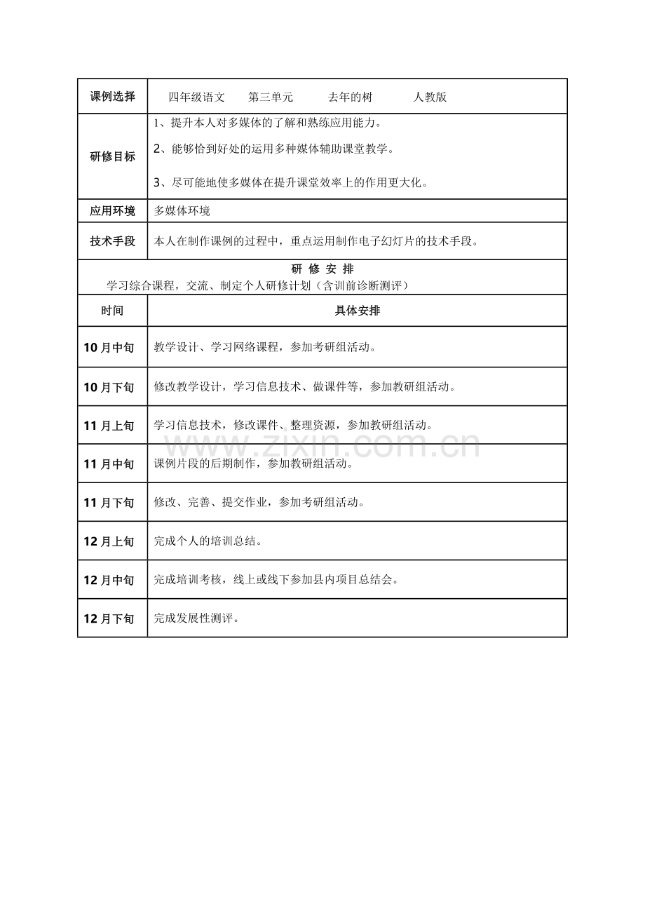 宋利华研修计划.doc_第1页