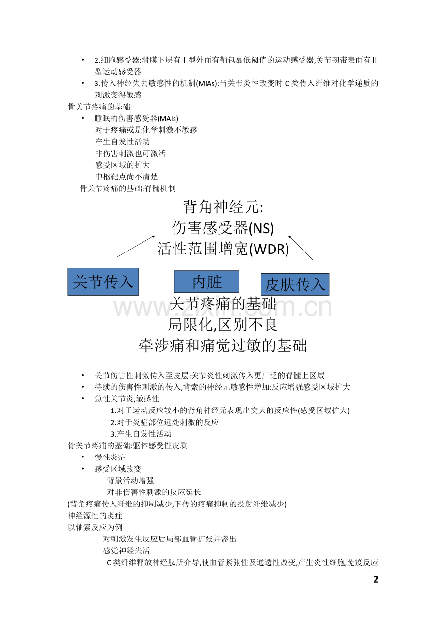 伤害感受器感受的疼痛.docx_第2页
