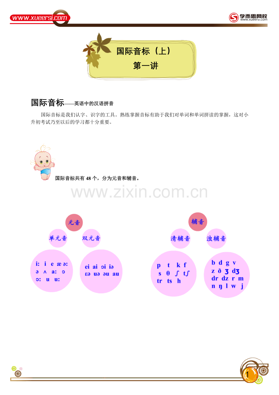 国际音标（上）---第一讲.doc_第1页