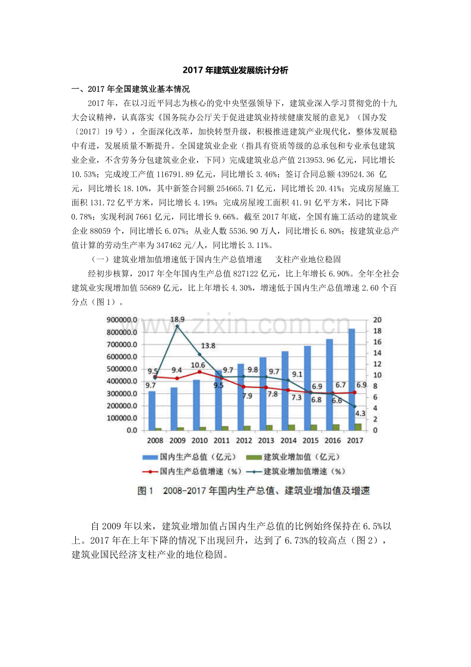 2017年建筑业发展统计分析.docx_第1页