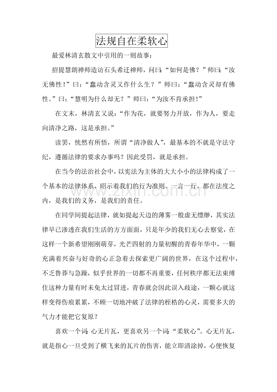 法规自在柔软心.docx_第1页