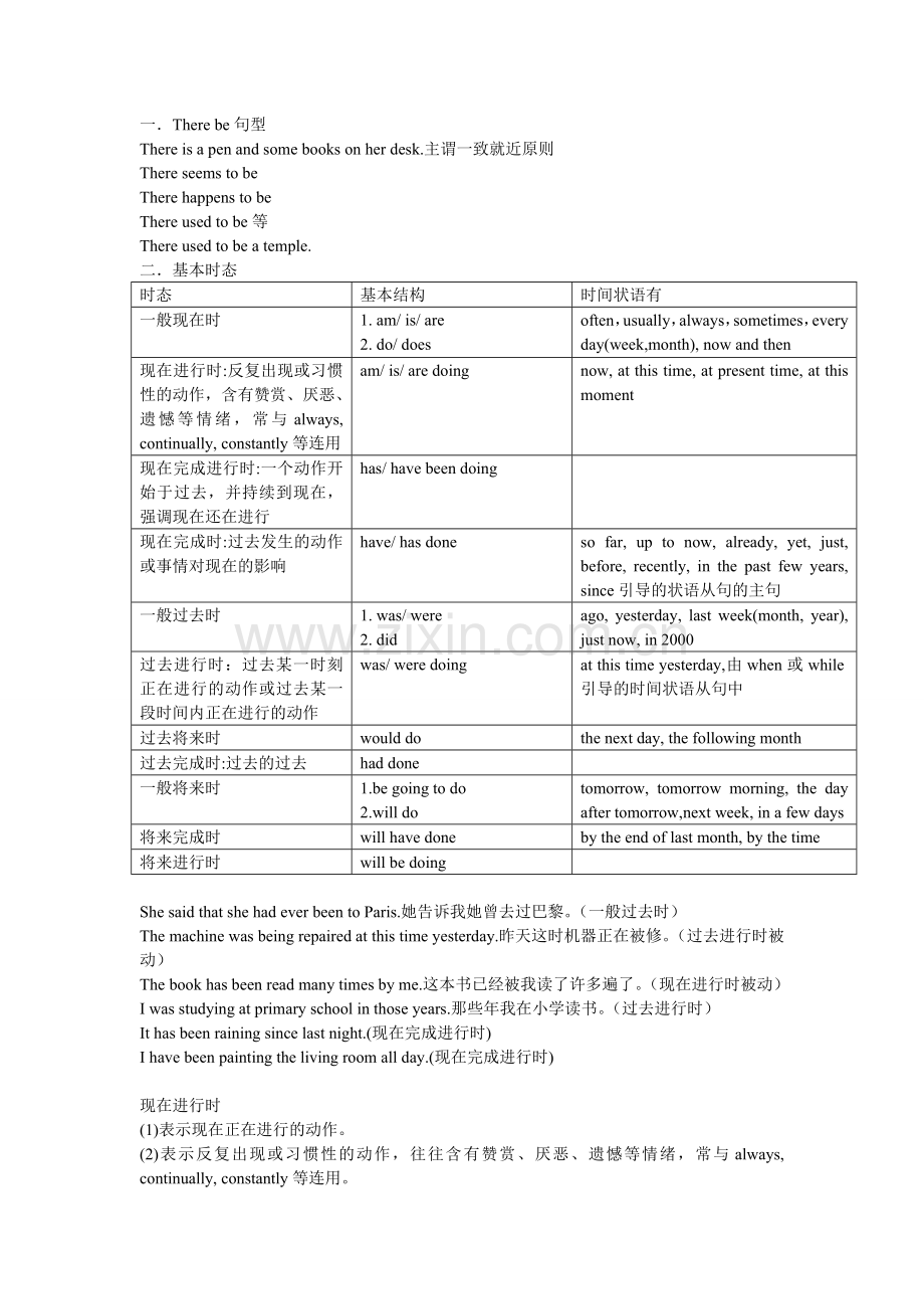 初高中语法衔接.doc_第1页