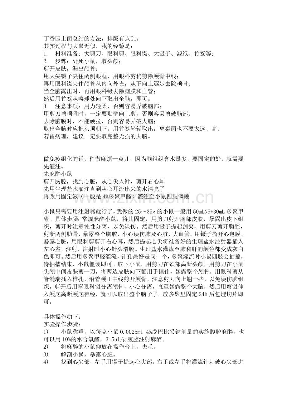 取小鼠脑组织.doc_第1页