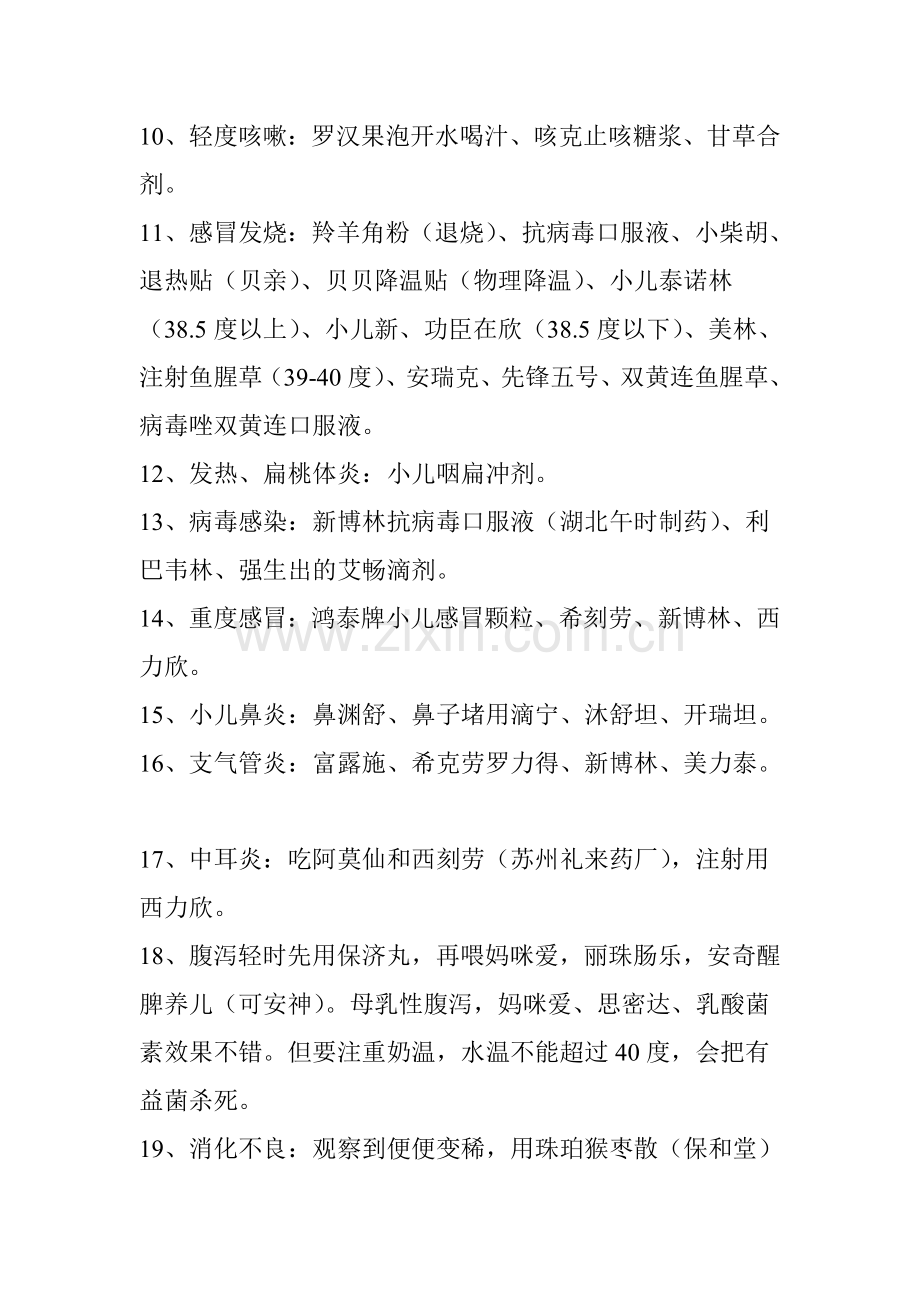 儿童23种病状常用药大全.doc_第2页