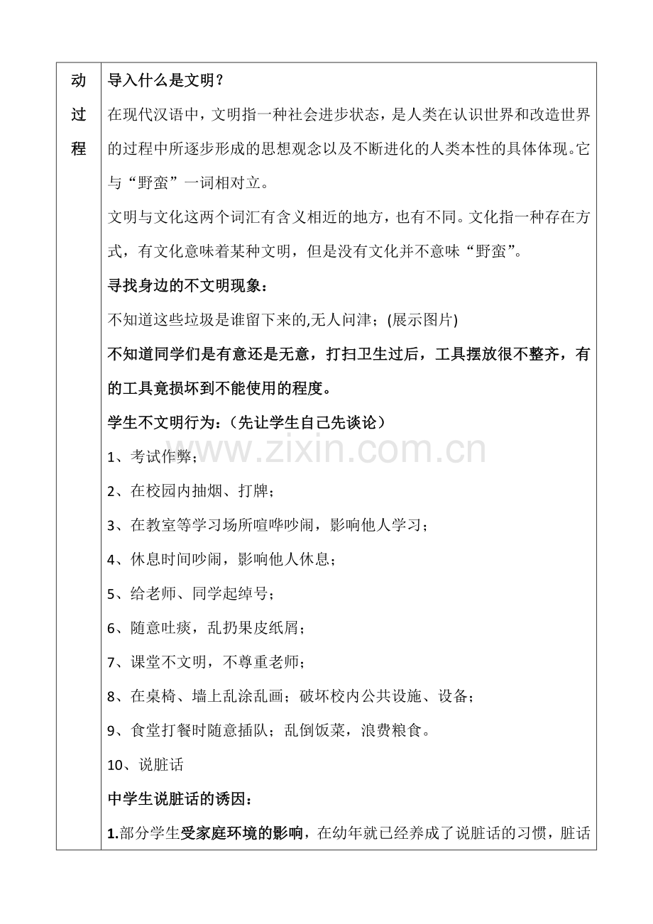主题班会教学设计模板.docx_第2页