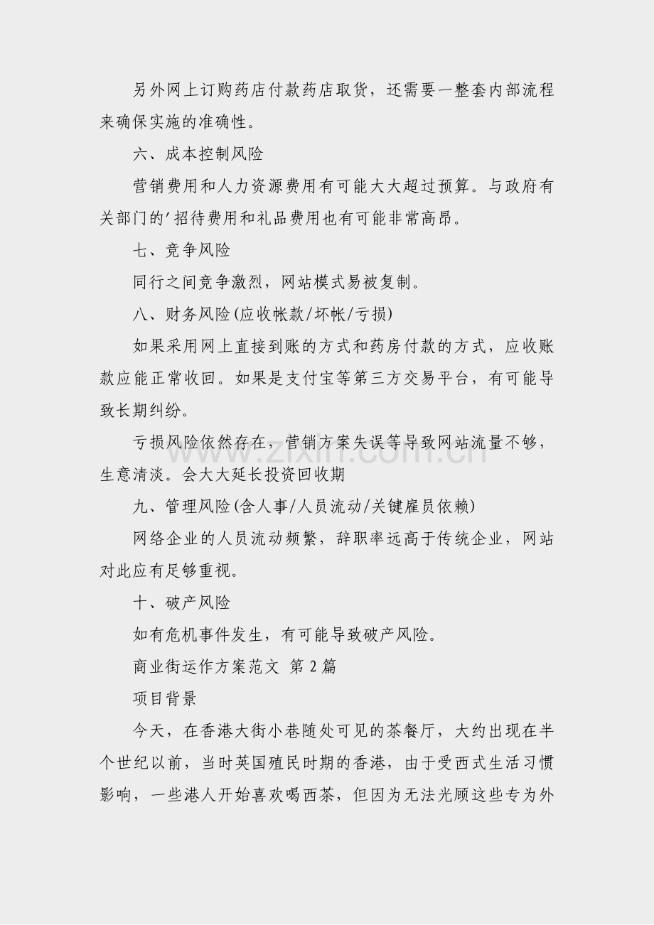商业街运作方案范文(3篇).pdf_第2页