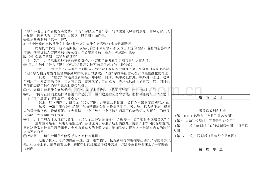 长春初中语文九上《白雪歌送武判官归京》.doc_第2页