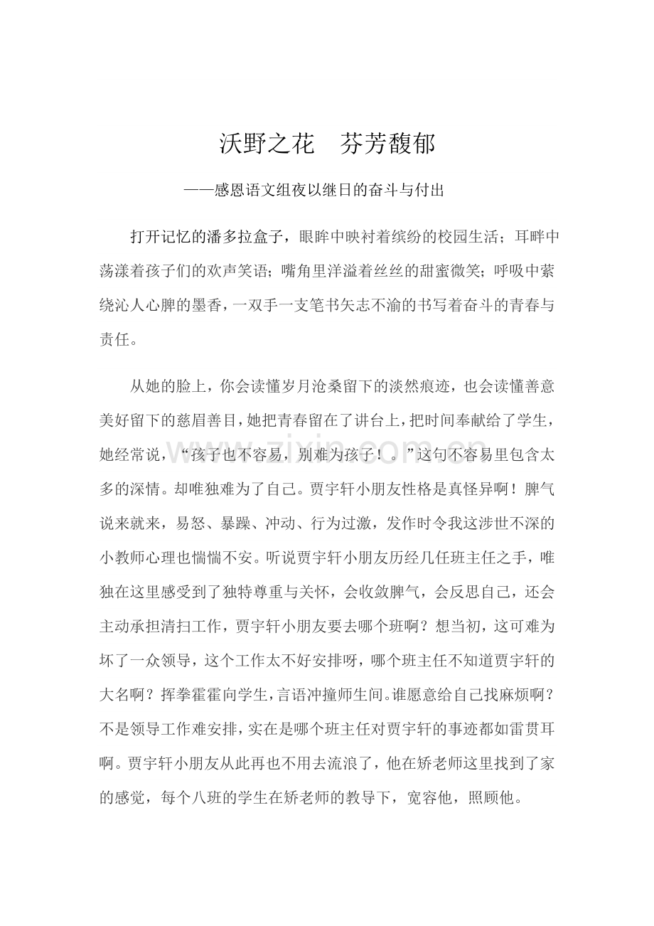 沃野之花--芬芳馥郁.doc_第1页