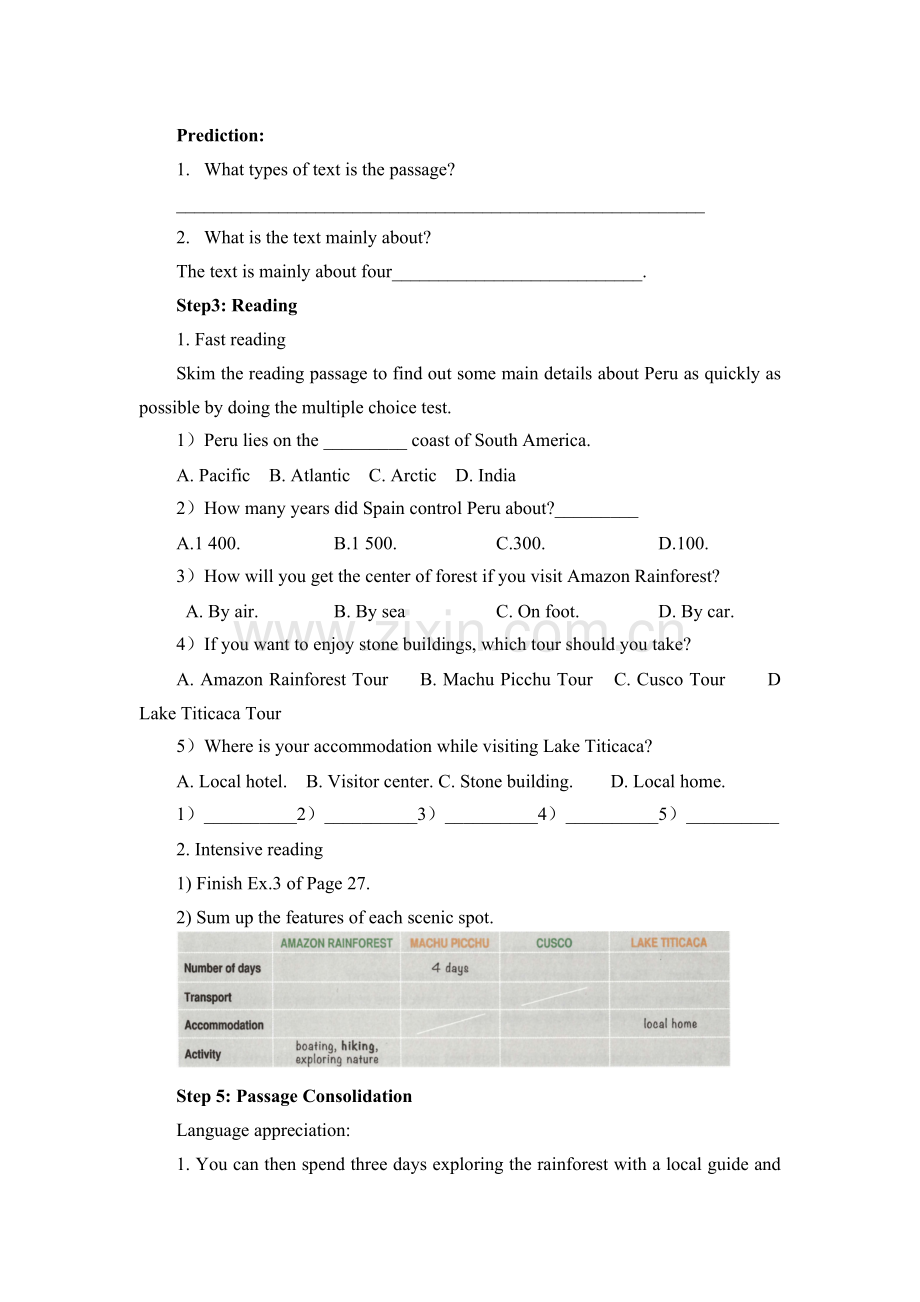人教版高中必修一(学案)Unit-2-Travelling-Around-Reading-and-T.docx_第2页