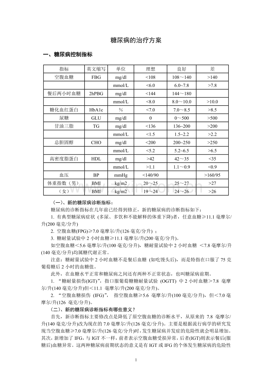 糖尿病的影响因素和防治.doc_第1页