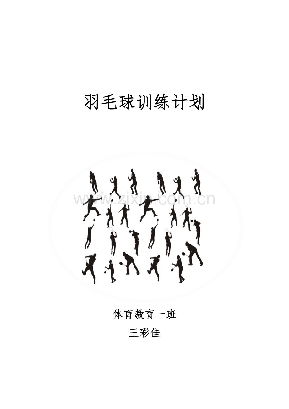 羽毛球训练计划.docx_第1页