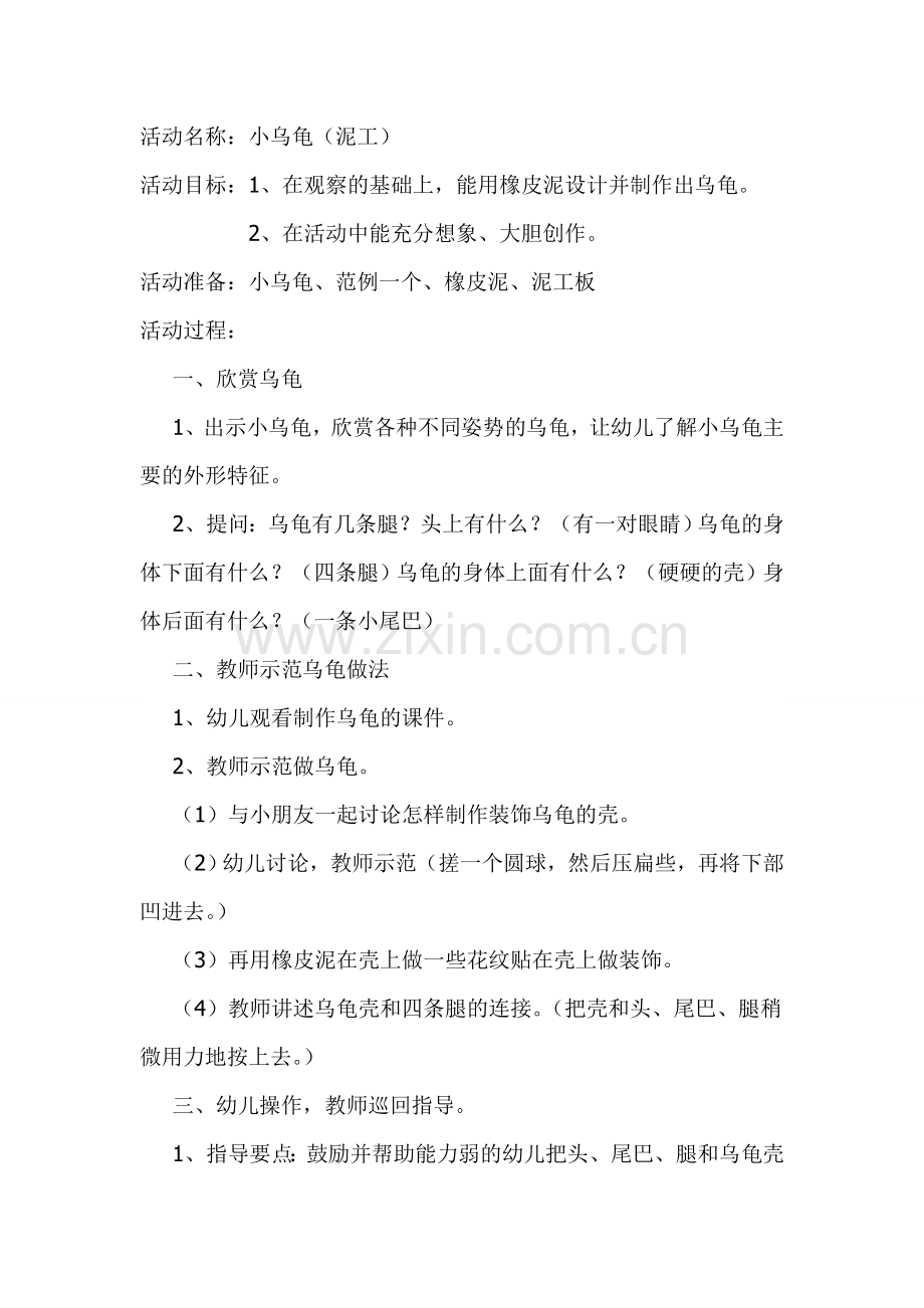 教案小乌龟.doc_第1页