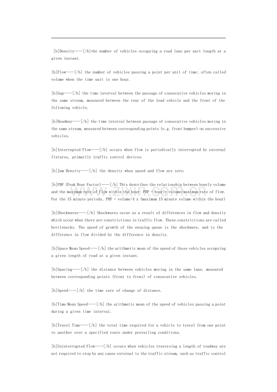 道路交通词汇2 Street and Transportation Glossary 2.doc_第1页