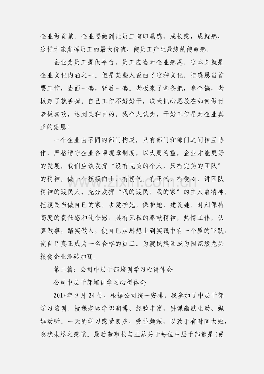 公司干部培训心得体会.docx_第2页