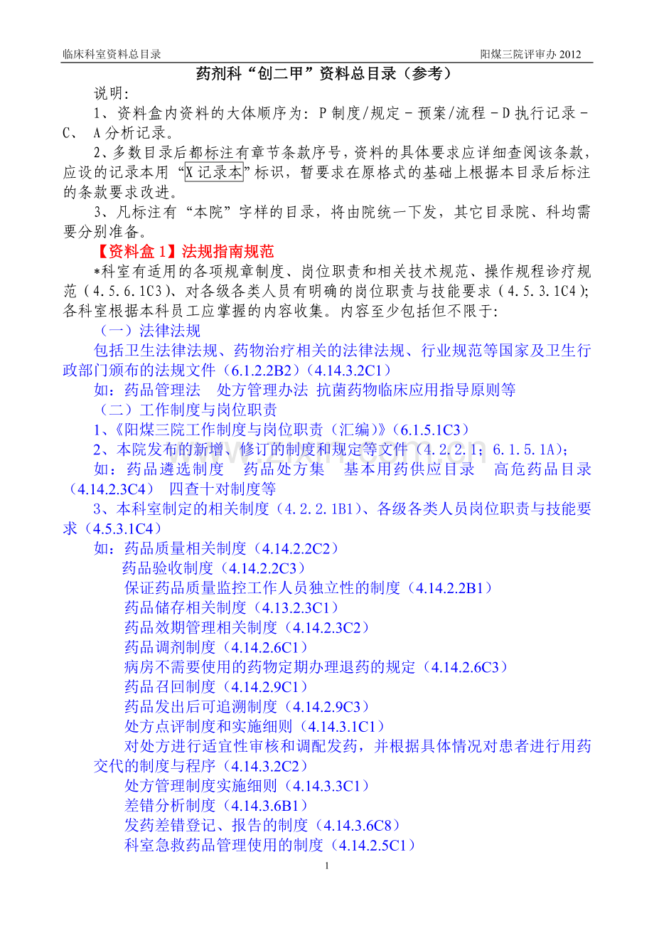 药剂科二甲资料盒.doc_第1页