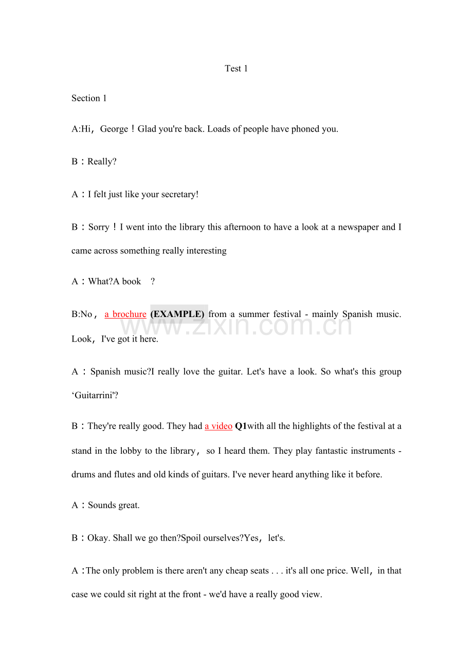 2021年剑桥雅思8Text1听力原文.docx_第1页