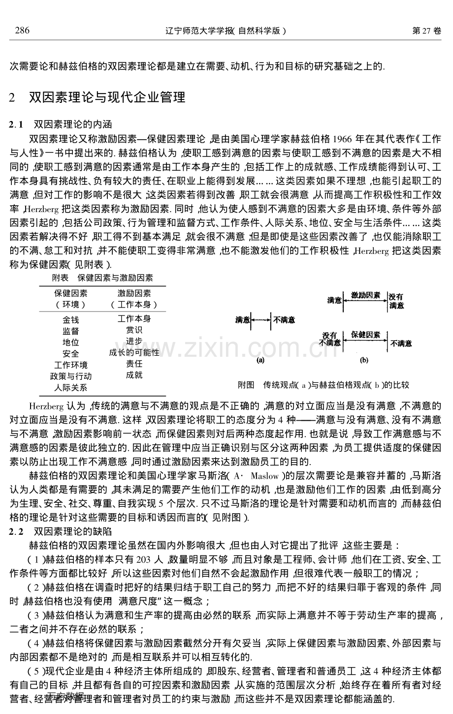 赫兹伯格双因素激励理论与企业管理.pdf_第2页