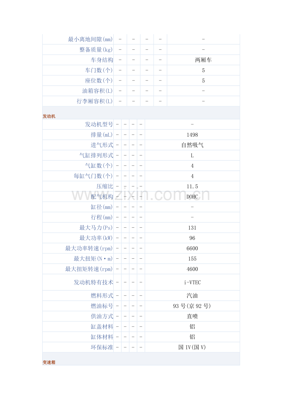 飞度2014款参数一览表.doc_第2页