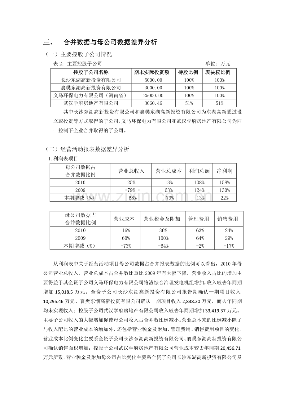 母公司报表与合并报表差异分析.docx_第2页
