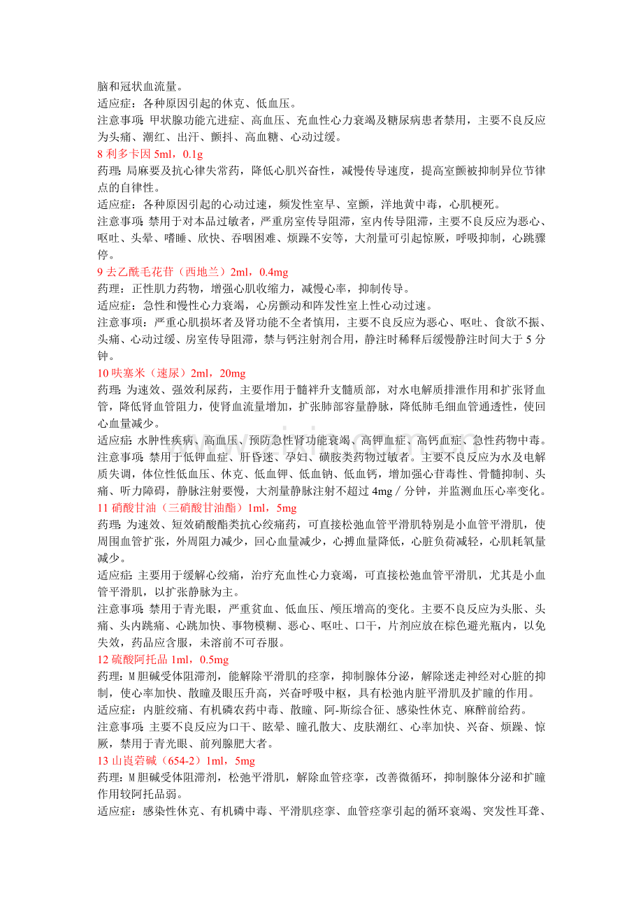 常用高危药品.doc_第2页