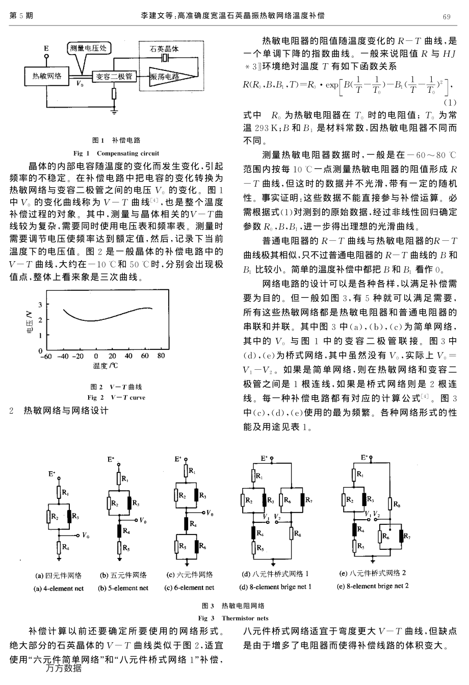 高准确度宽温石英晶振热敏网络温度补偿.pdf_第2页