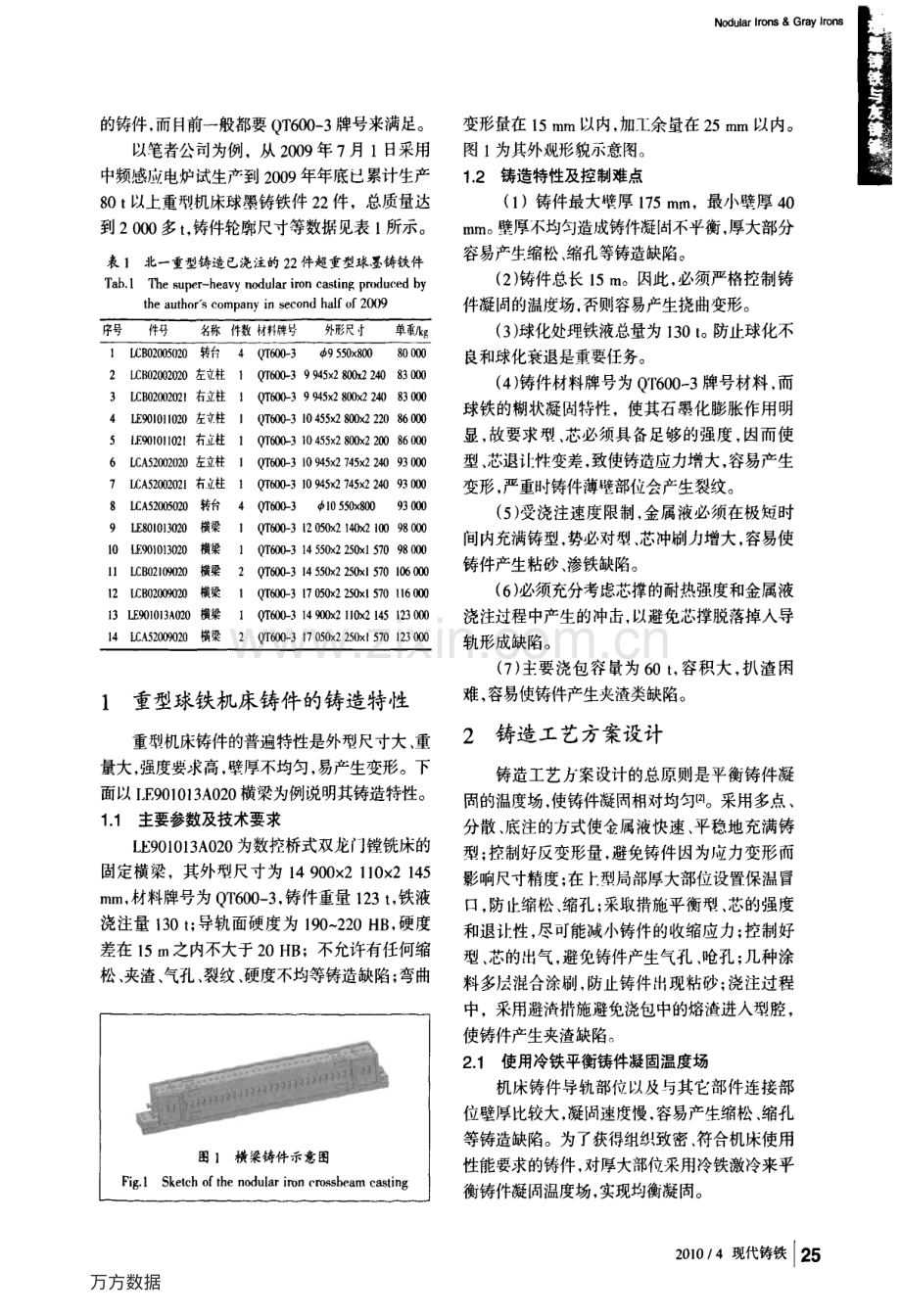 超重型机床球墨铸铁横梁件的生产.pdf_第2页