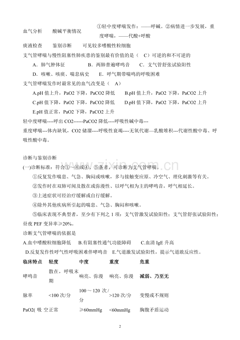 呼吸系统复习考点.doc_第2页