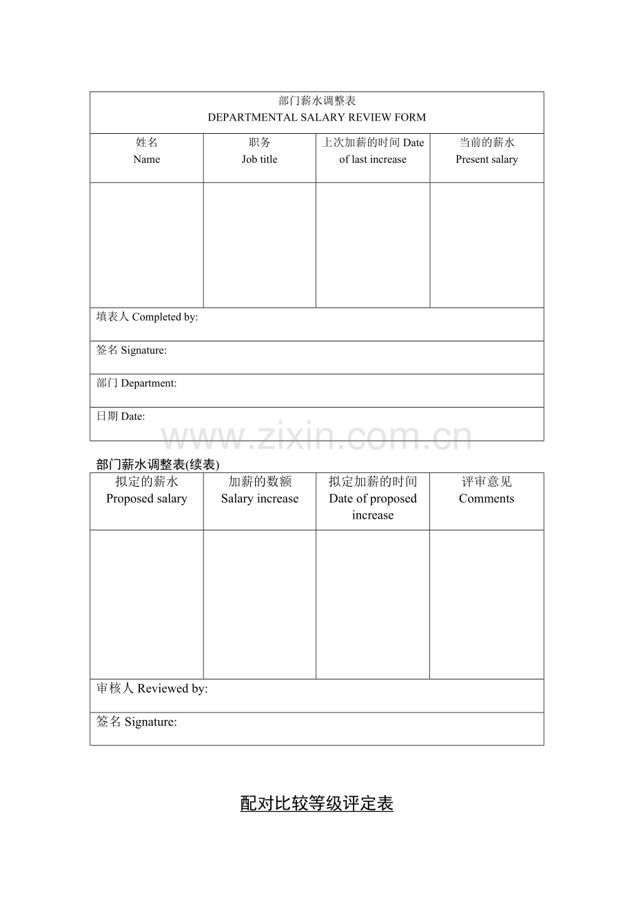 公司企业在职人员在职培训资历表.doc_第2页