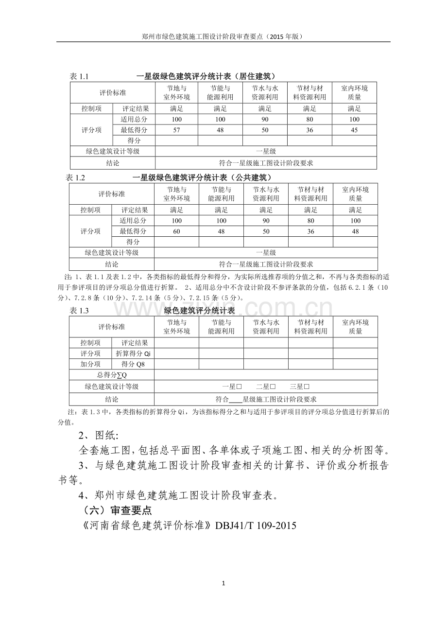 郑州市绿色建筑施工图设计阶段审查要点2015版.doc_第2页