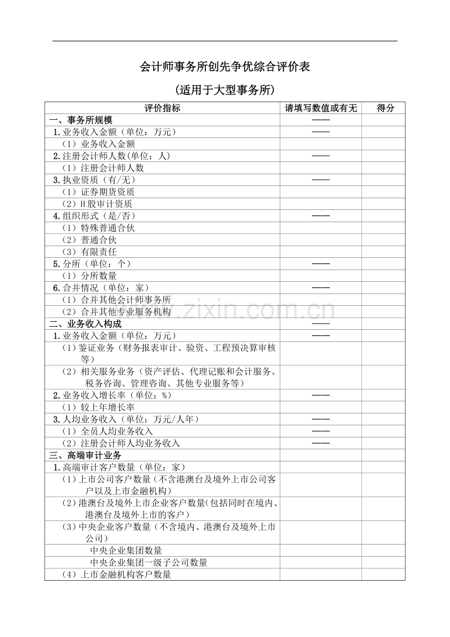 会计师事务所创先争优综合评价表.doc_第2页