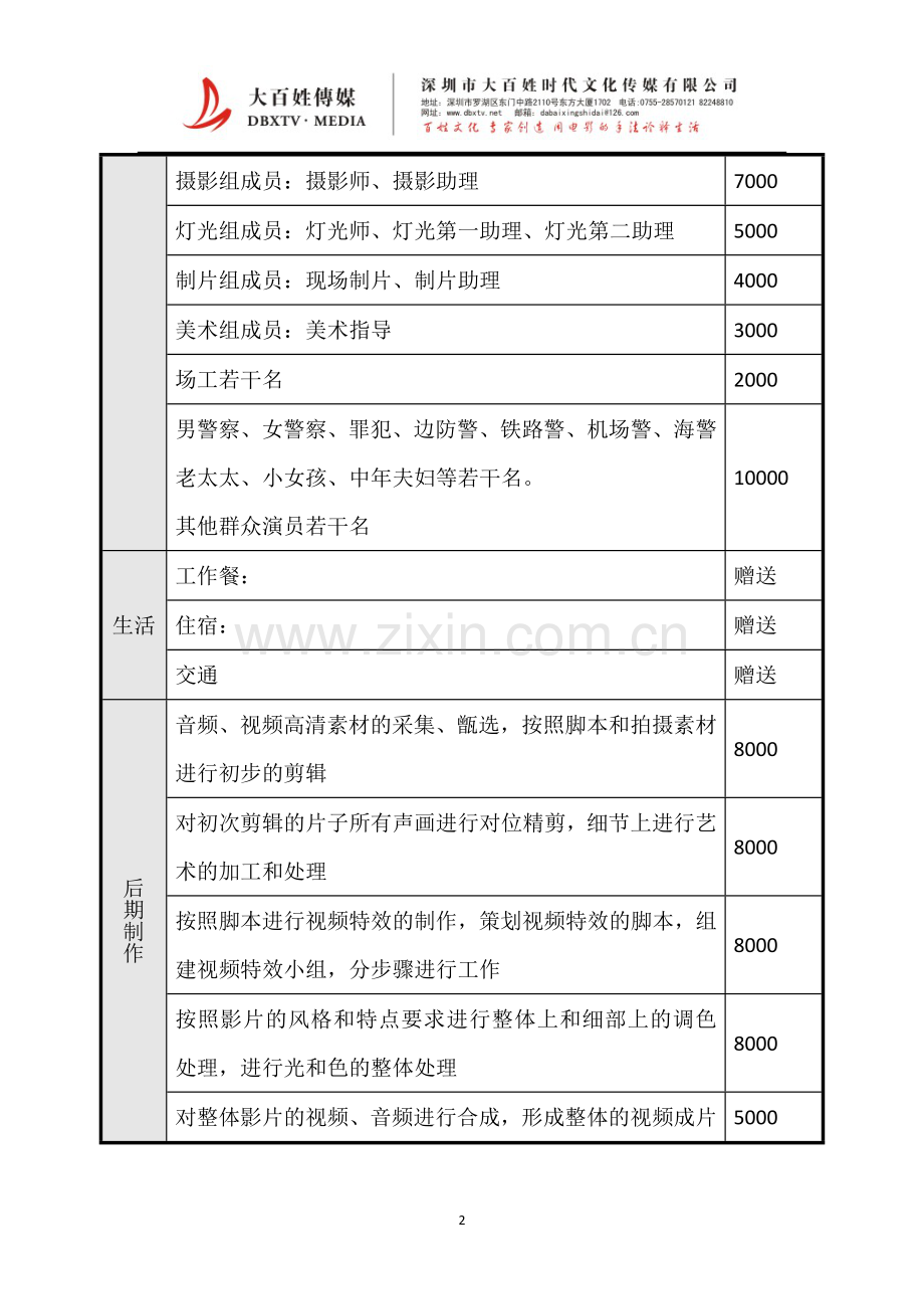标准版宣传片报价单.doc_第2页
