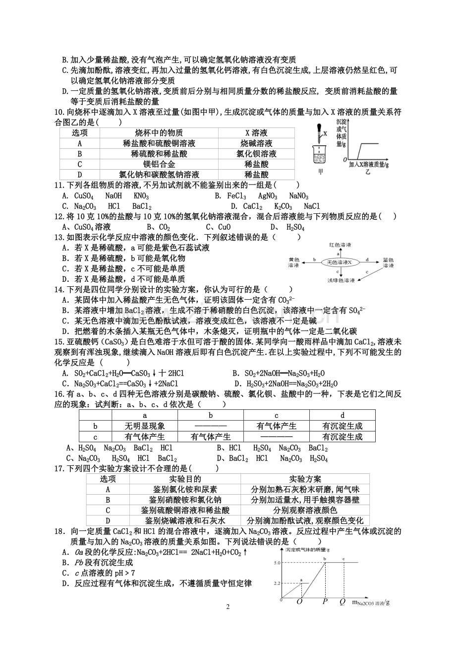 高中通用技术苏教版选择性必修1-电子控制技术(2019)-第1章单元检测卷.docx_第2页