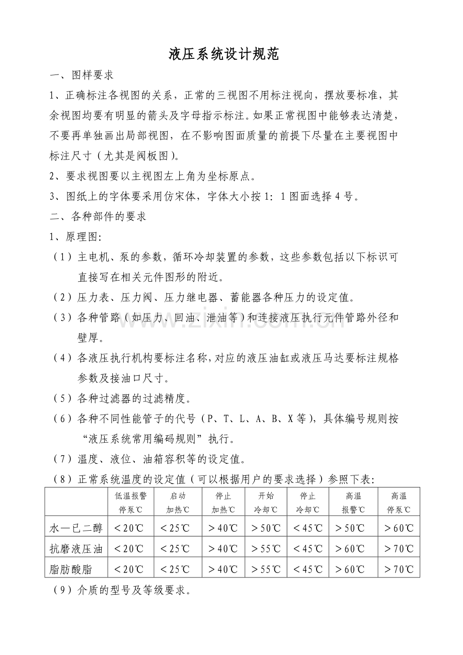 液压系统设计规范要求.doc_第1页
