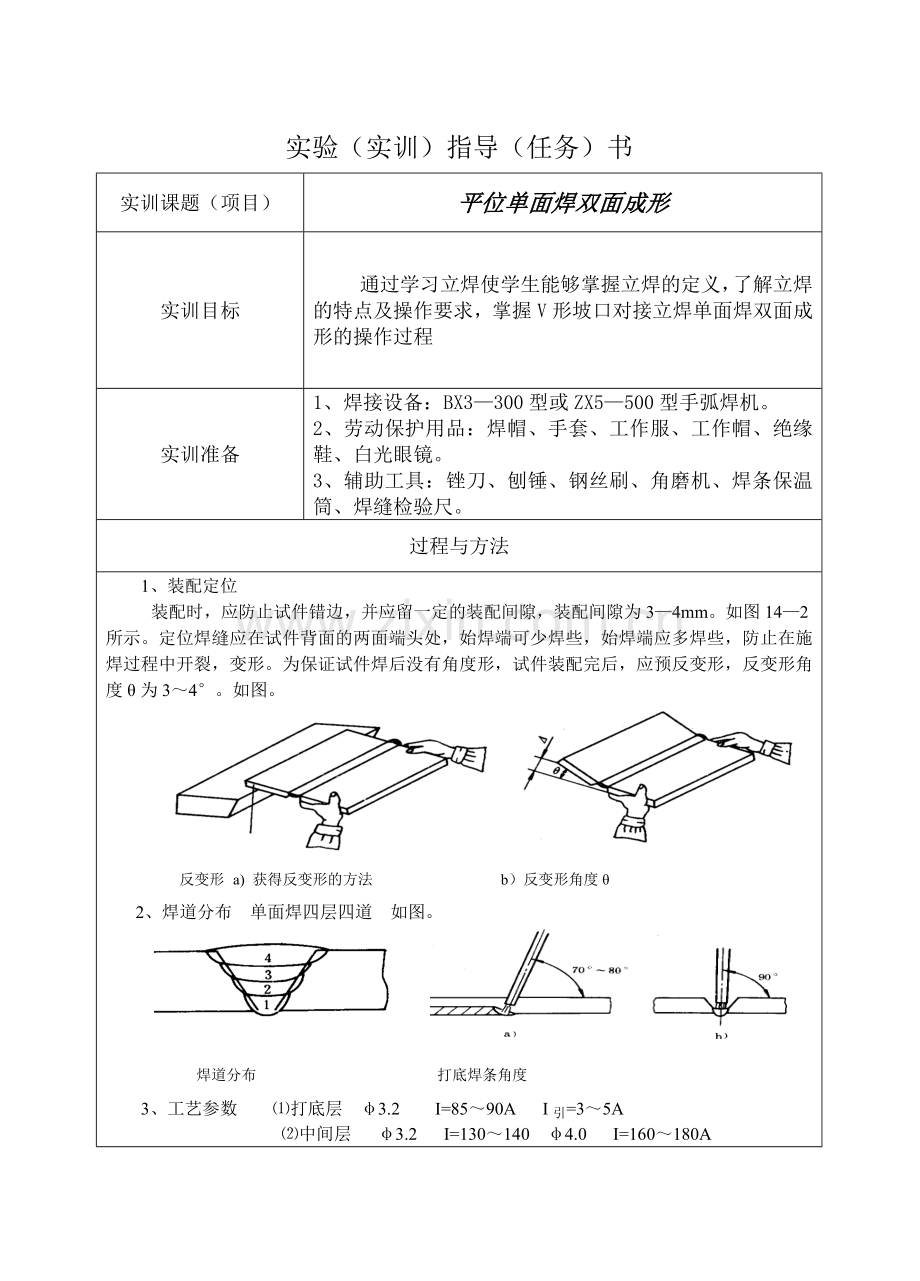 平焊单面焊双面成形.doc_第1页