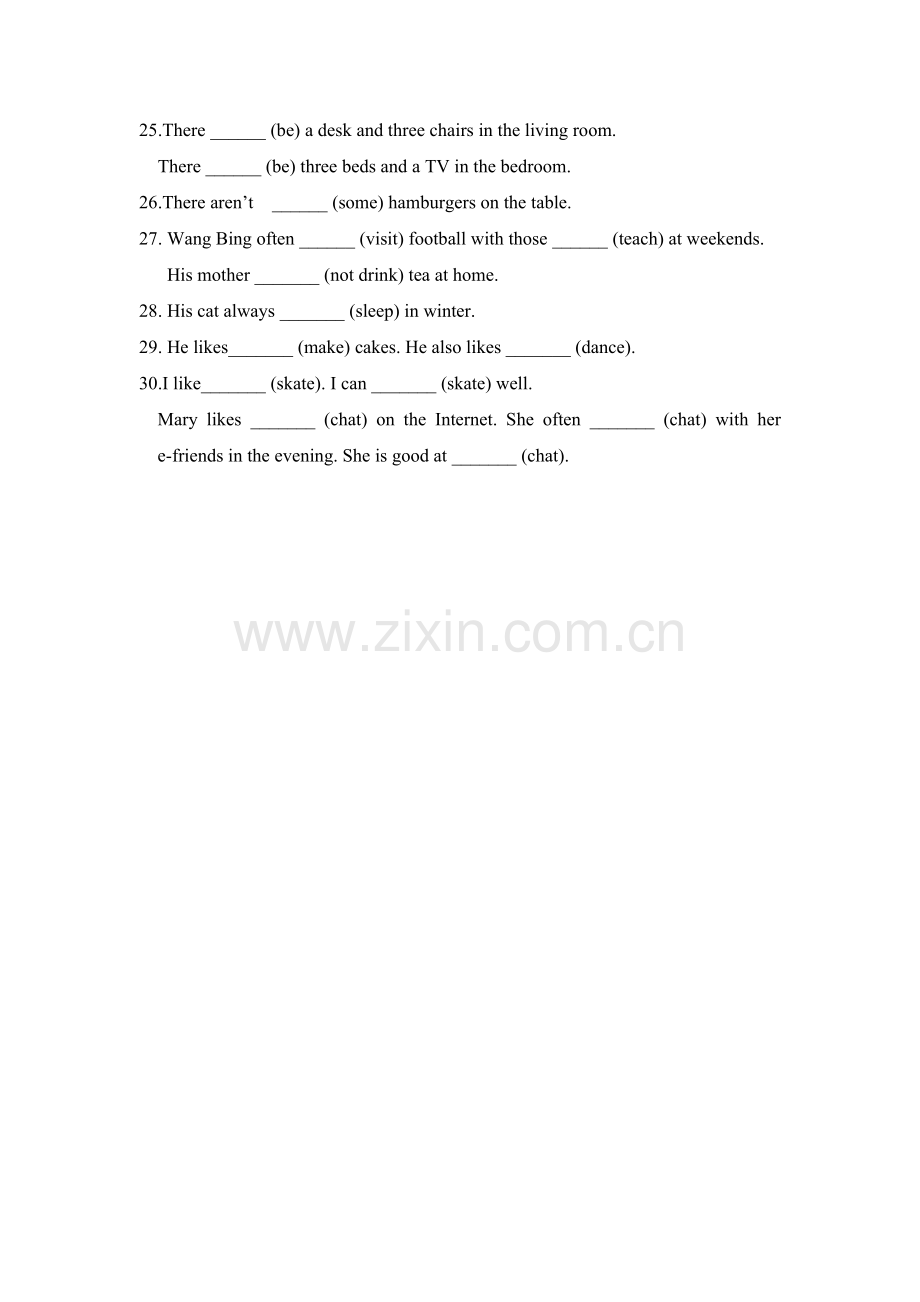 用所给词的适当形式填空.doc_第2页